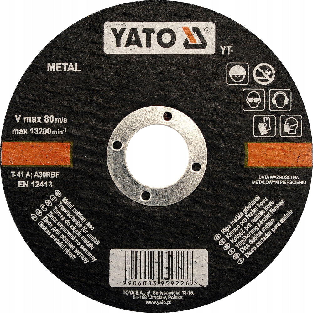 

Yato Tarcza Do Cięcia Metalu 125x1.2x22mm
