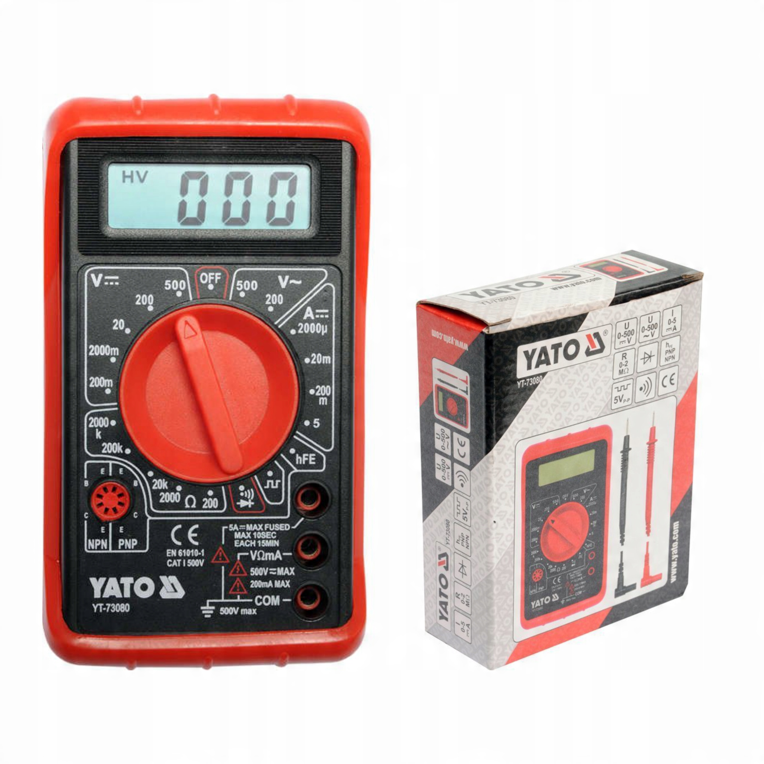

Multimetr Miernik Uniwersalny YT-73080 Yato Buzer