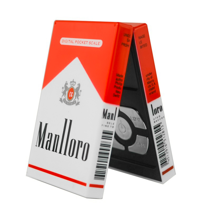 Elektronická Přesná Váha Ve Tvaru Balíčku Cigaret 0,01 G 500 G