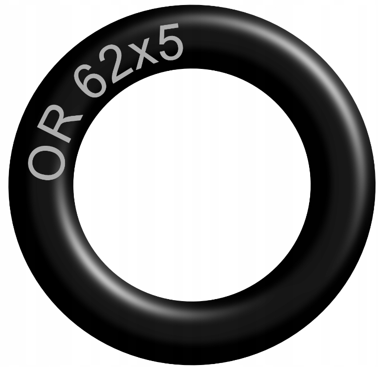 Oring 62x5 mm NBR70 gumový olejotěsný tmel 100 ks