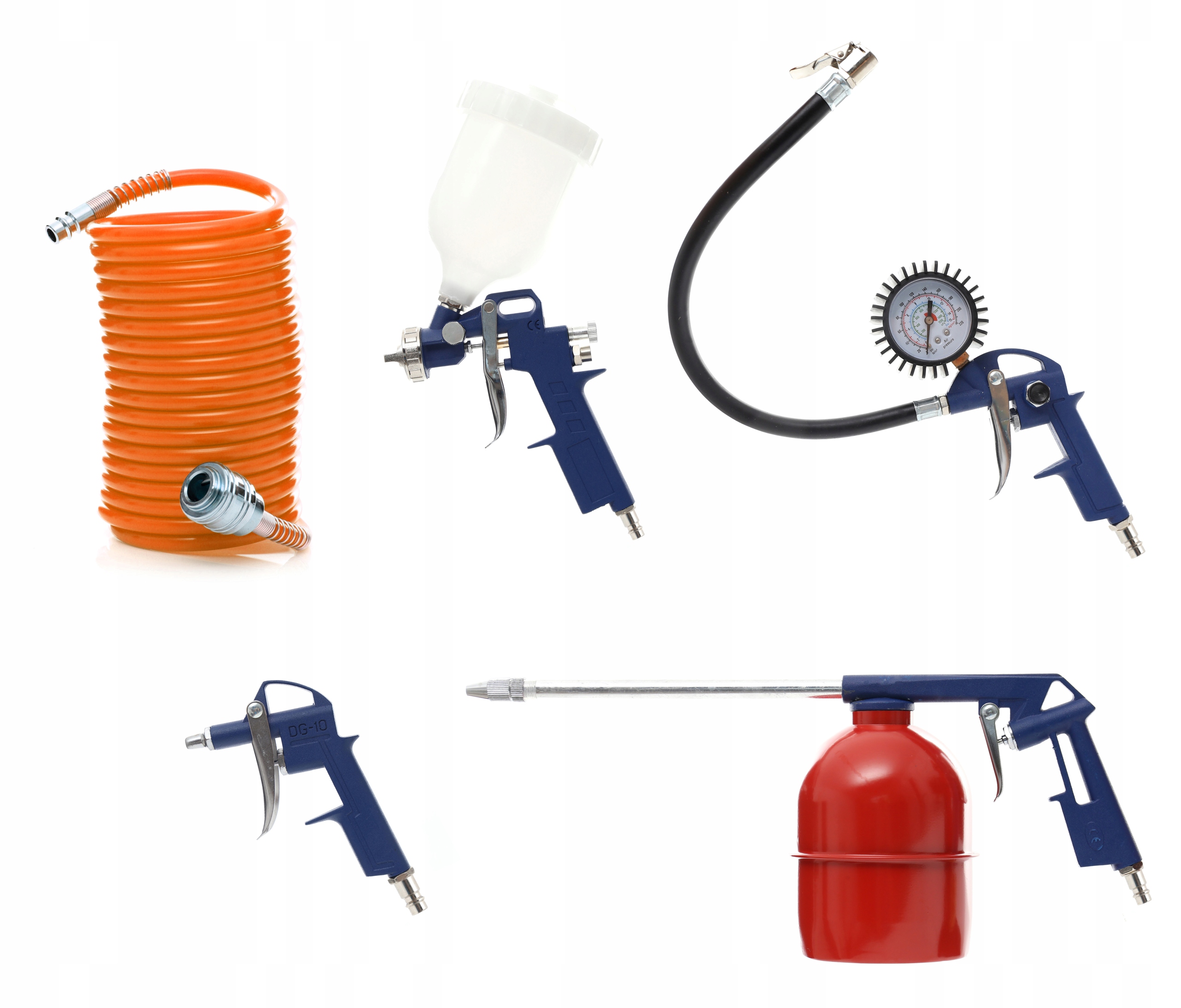 ZESTAW PNEUMATYCZNY 5 EL. LAKIERNICZY DO MALOWANIA Pojemność zbiornika 0 l