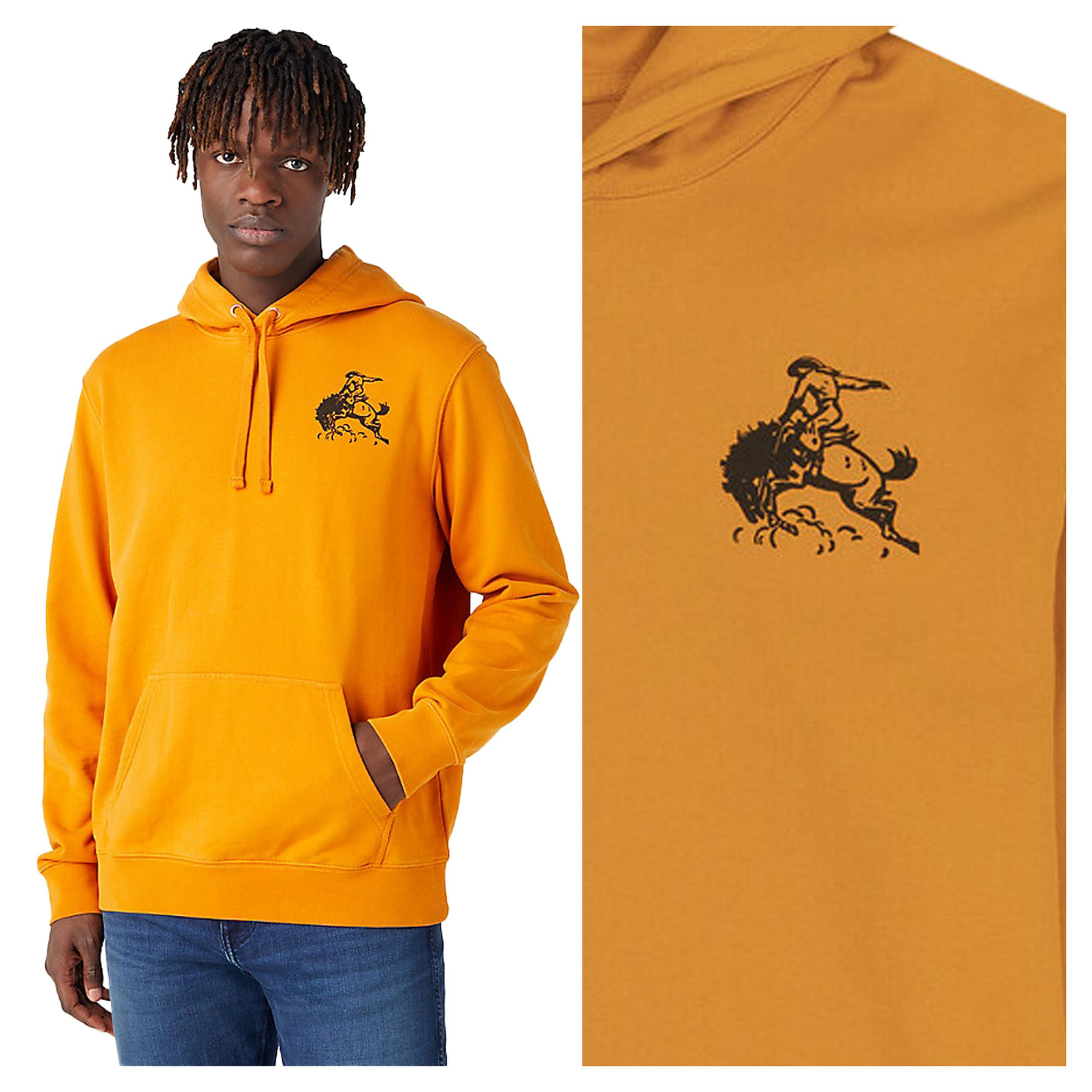 Pánská mikina nerozepínací Wrangler Logo XL