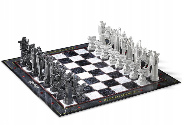SZACHY HARRY POTTER WIZARD CHESS SET HOGWART Stan opakowania oryginalne