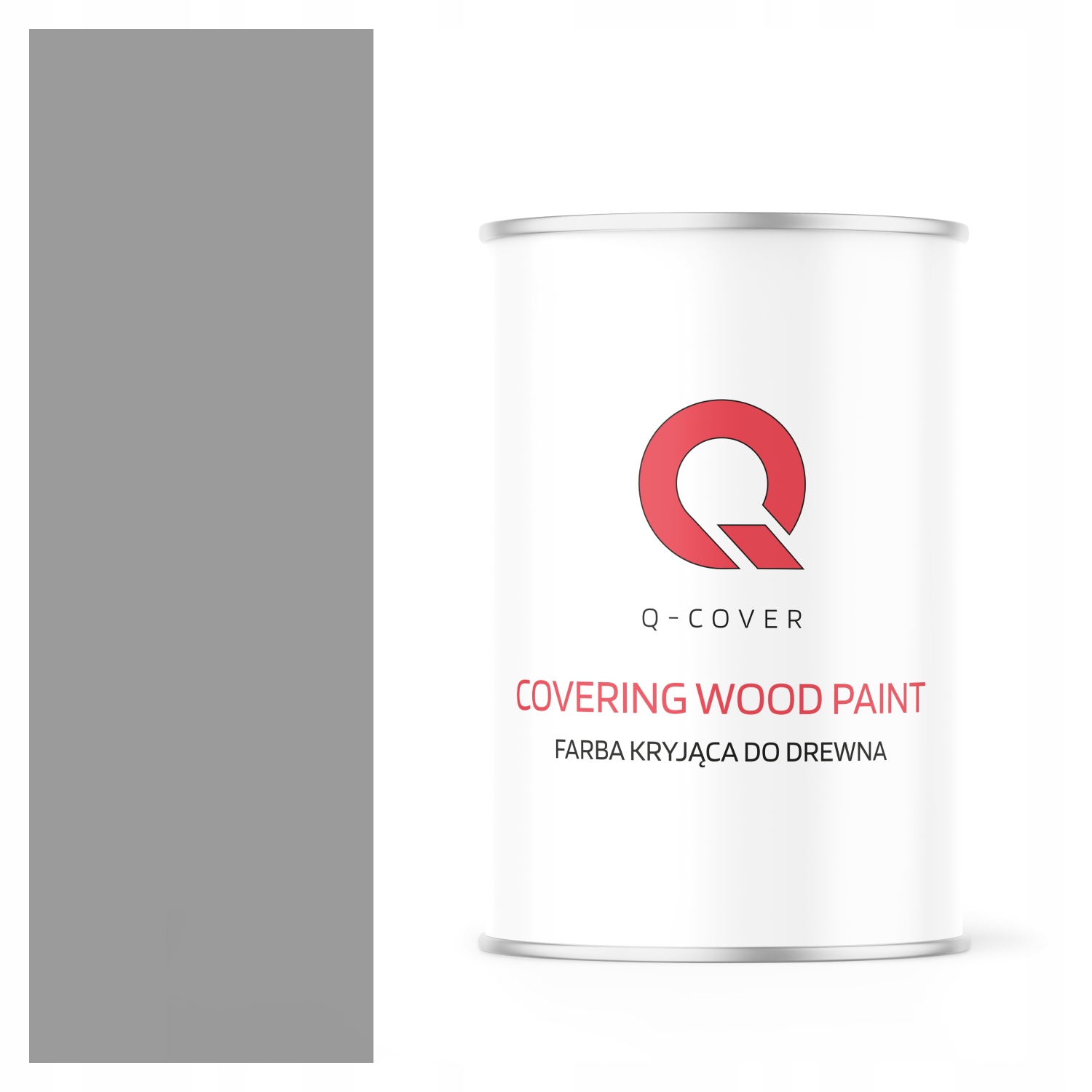 Farba Do Drewna Kryjąca Drzwi Renowacji Szary Sygnałowy Ral 7004 Mat 1L