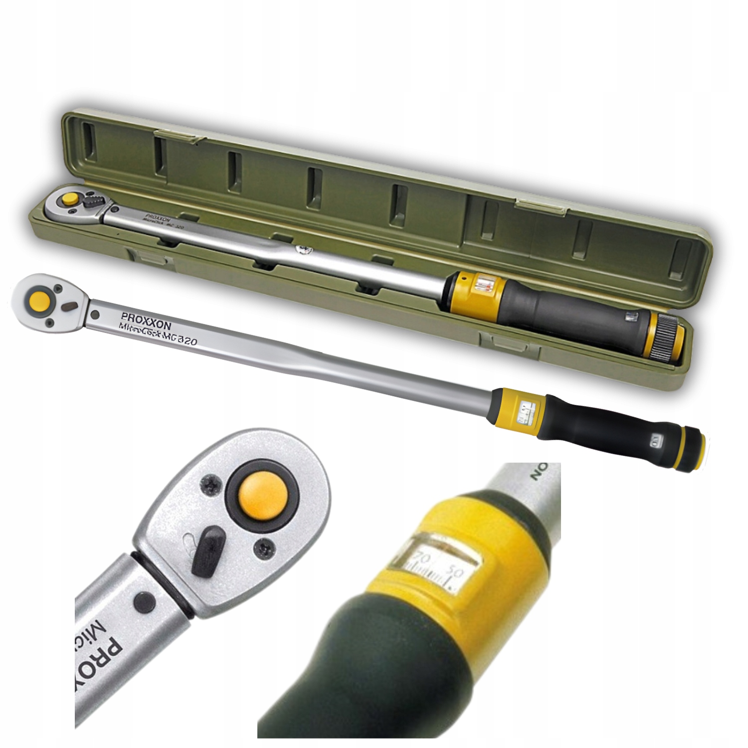 Proxxon klucz dynamometryczny 60-320 Nm MicroClick MC 320 1/2 cala PR23354