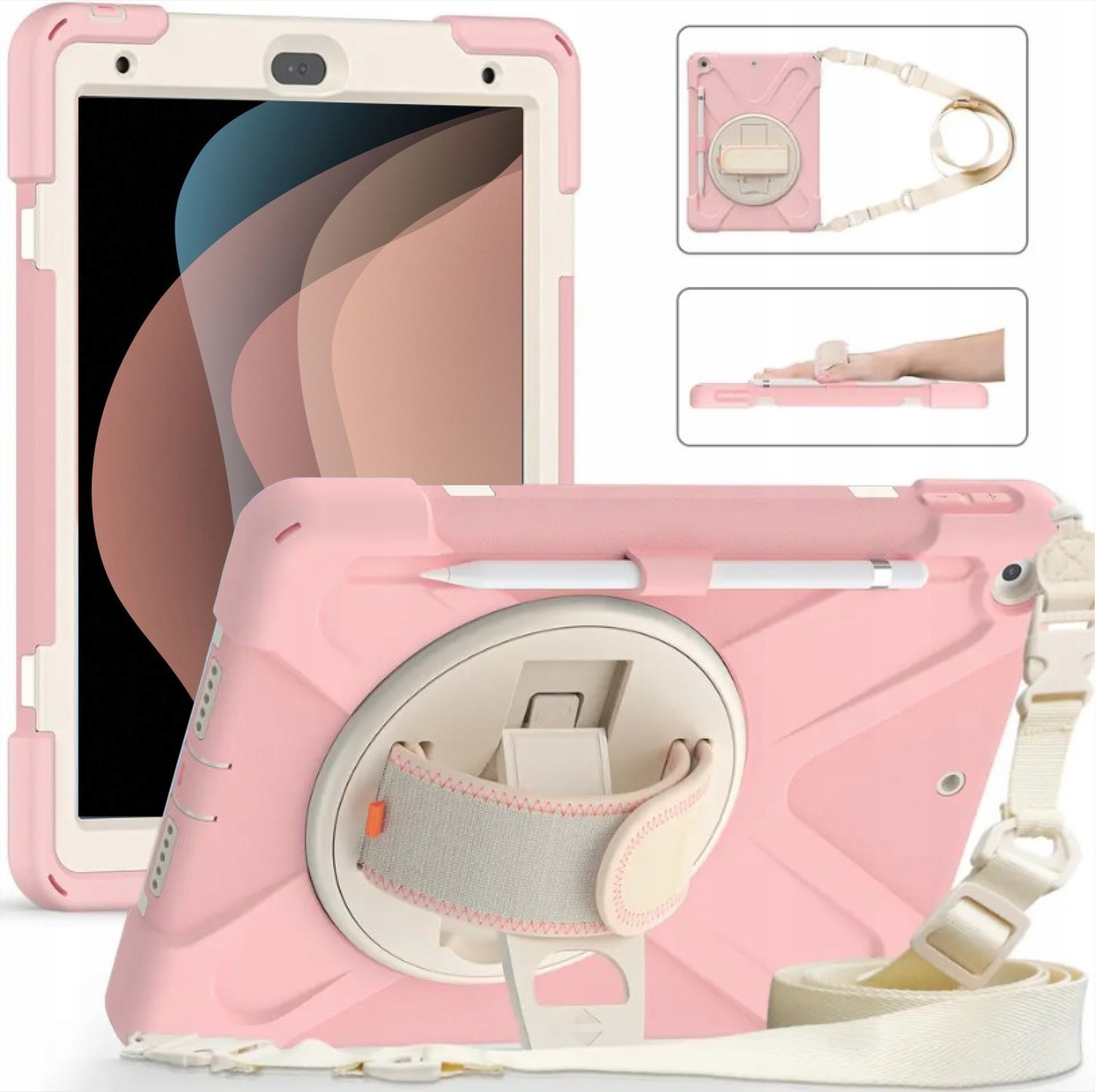 

Pancerne Etui Case Obudowa Do Ipad 10.2 Różowy