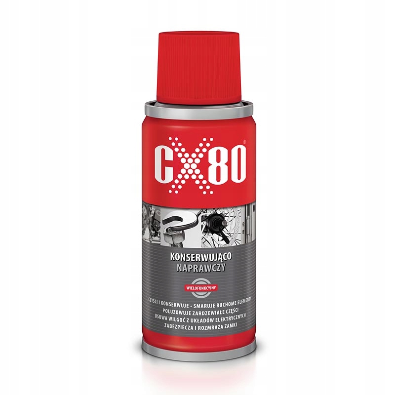 CX80 Płyn spray konserwująco-naprawczy do rdzy i odmrażania zamków 100ml