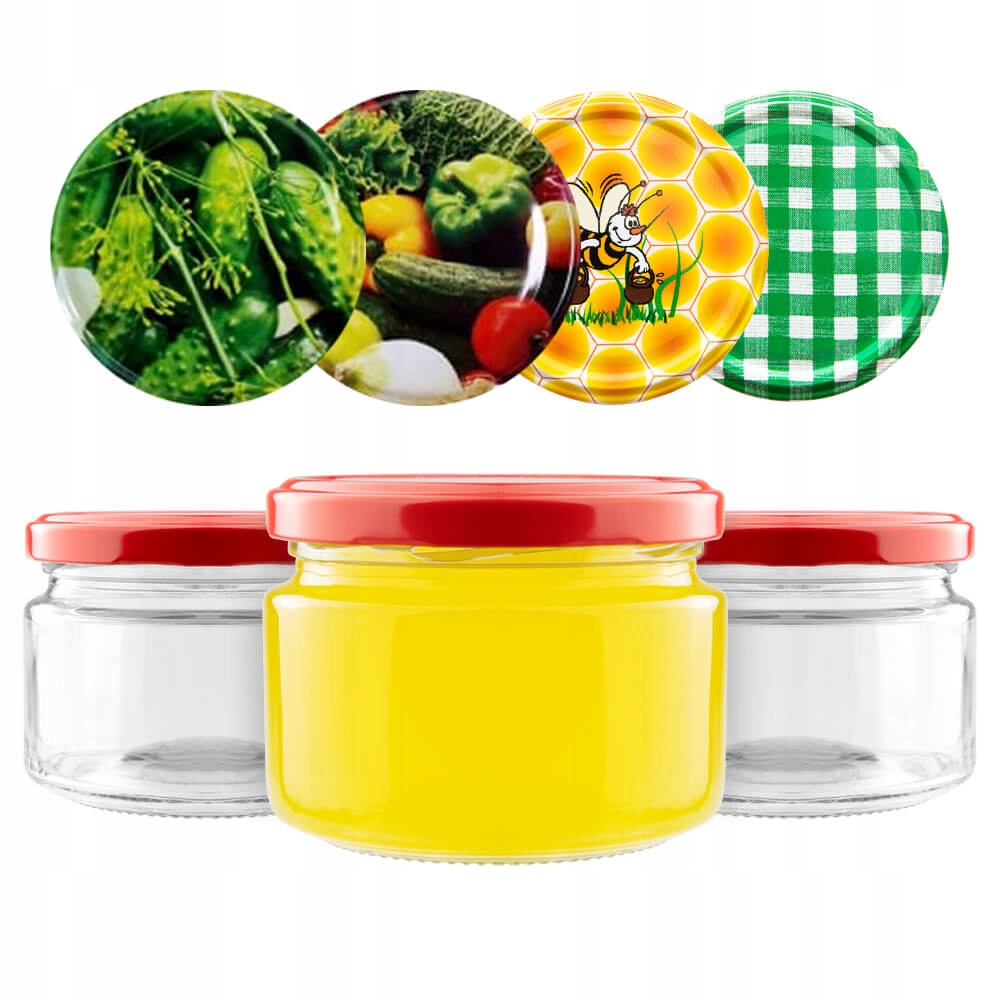 

50x Słoik Poma 265ML Przetwory Dżem Miód Konfitury