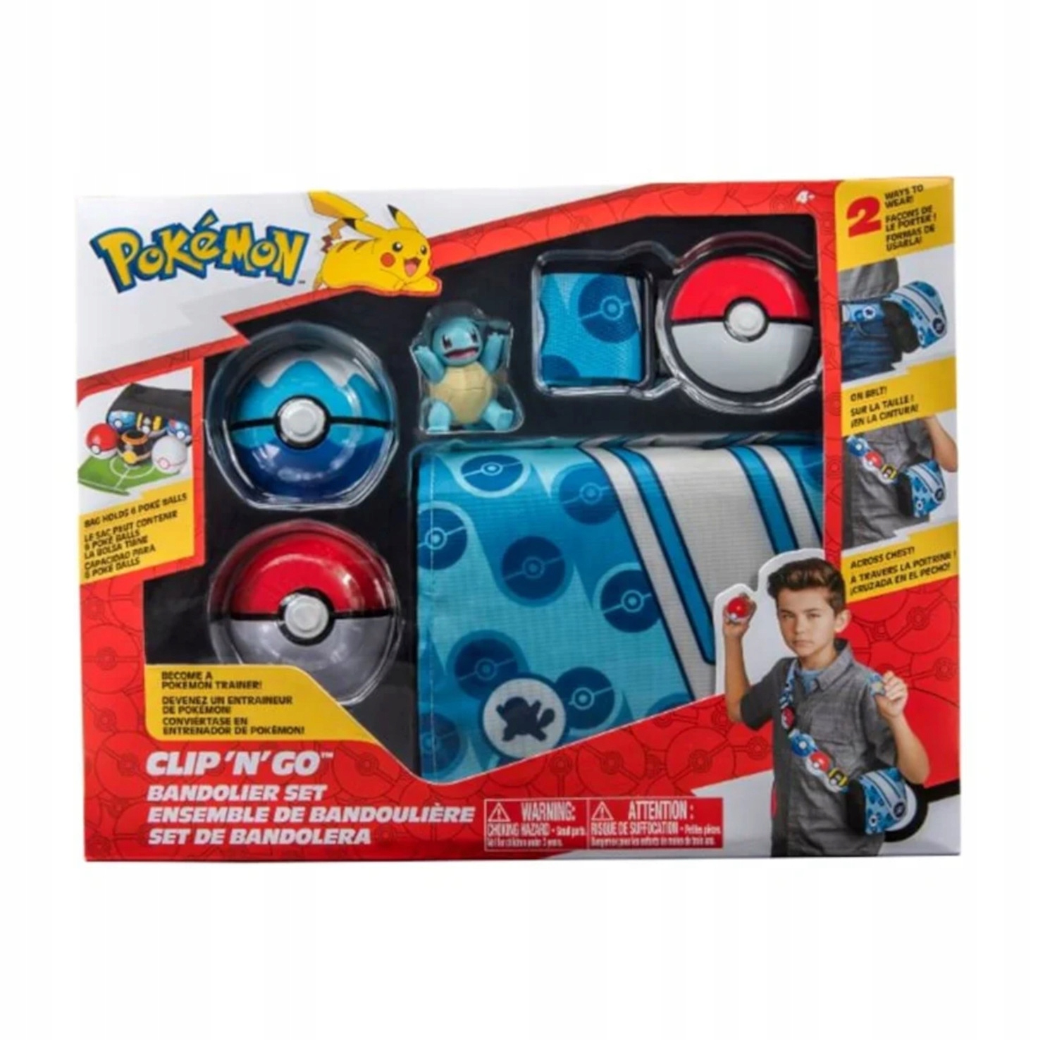 

Zestaw Pokemon Bandolier Set Bag Belt Squirtle
