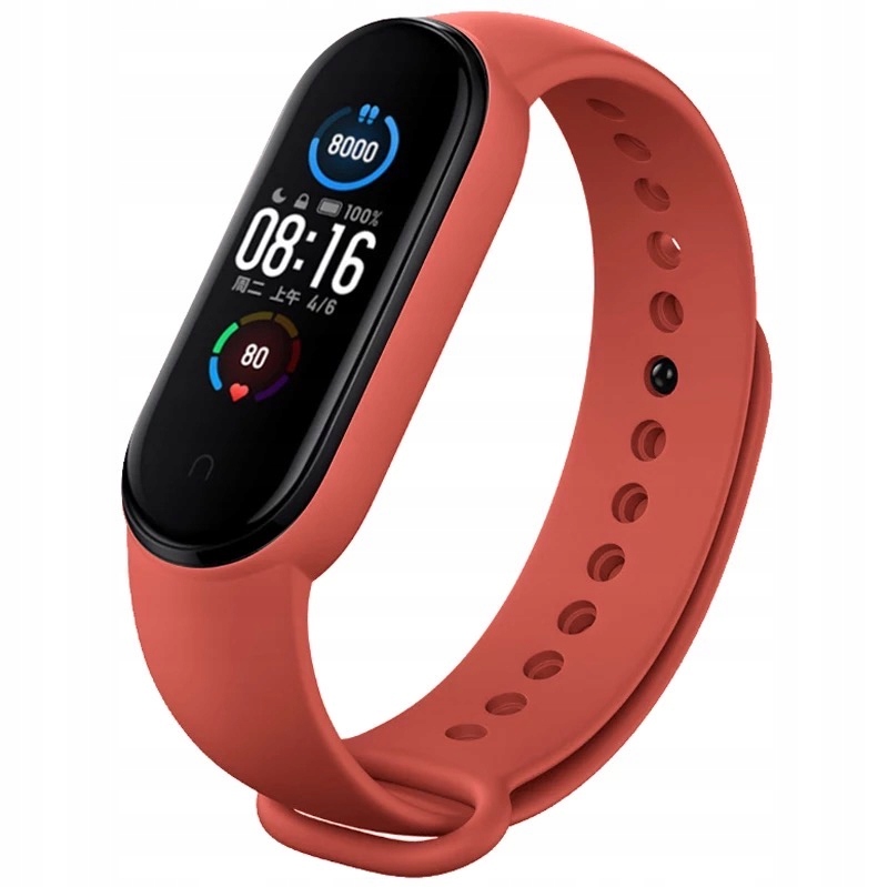

Opaska Zmienna Do Xiaomi MI Band 5/6 New Red