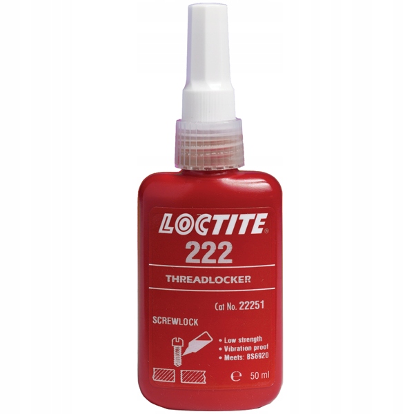 

Loctite 222 50 ml klej zabezpieczanie gwintów