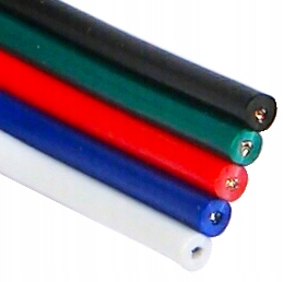 

Przewód od taśm led Rgbw 5 żyłowy 0,22mm 1m
