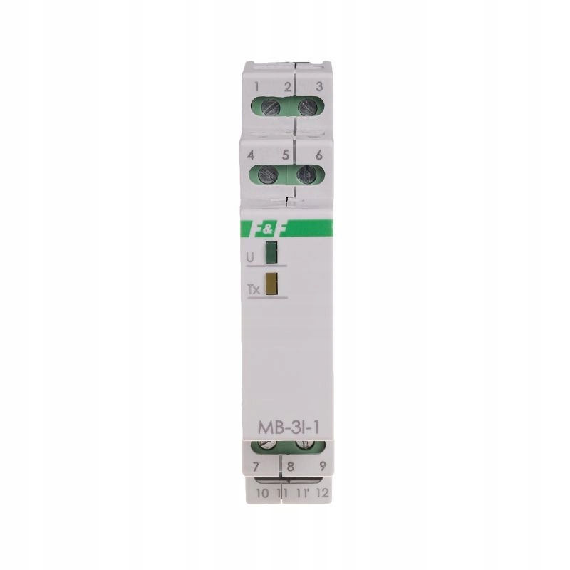 F&f Prevodník Prúdu S Výstupom Modbus Rtu MAX-MB-3I-1-5A