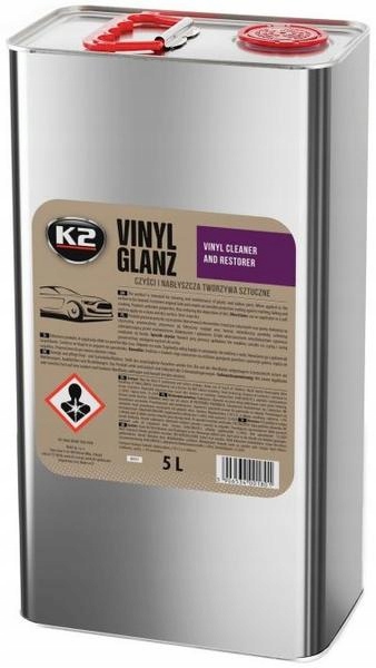 K2 VINYL GLANZ NABLYSZCZA PLASTIKI GUMY OPONY 5L