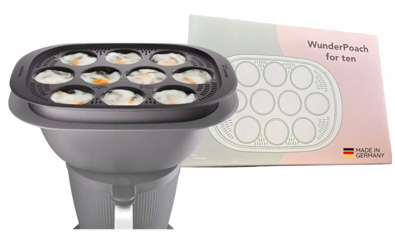 Wkładka do gotowania 10x jajek w koszulkach na miękko Thermomix TM7 Germany