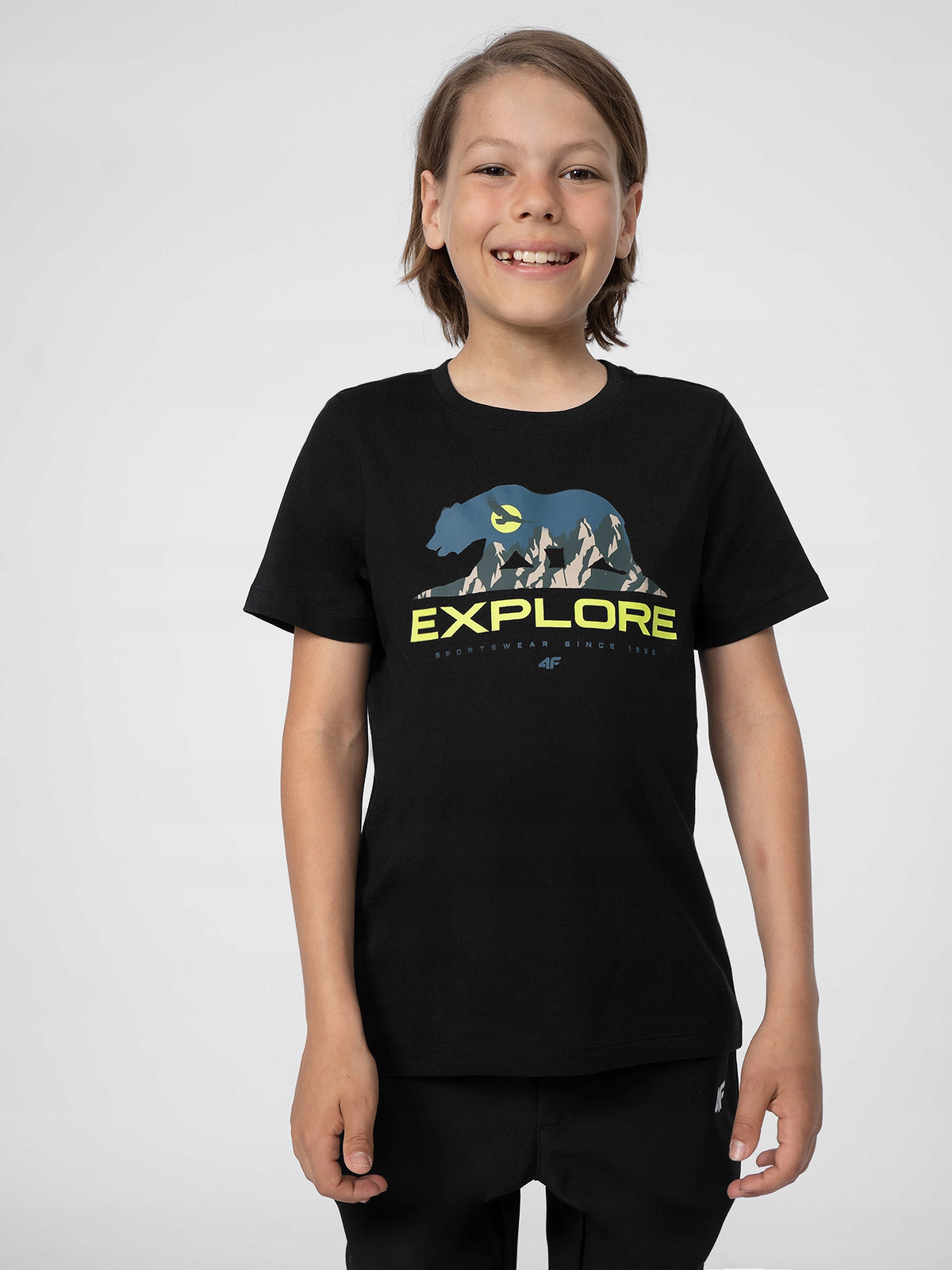 T-SHIRT CHŁOPIĘCY 4F KOSZULKA BAWEŁNA TTSHM323 140 Marka 4F