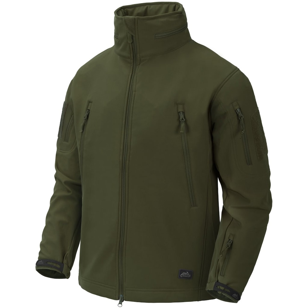 Voděodolná větrová bunda Helikon Gunfighter Softshell Olive Green M