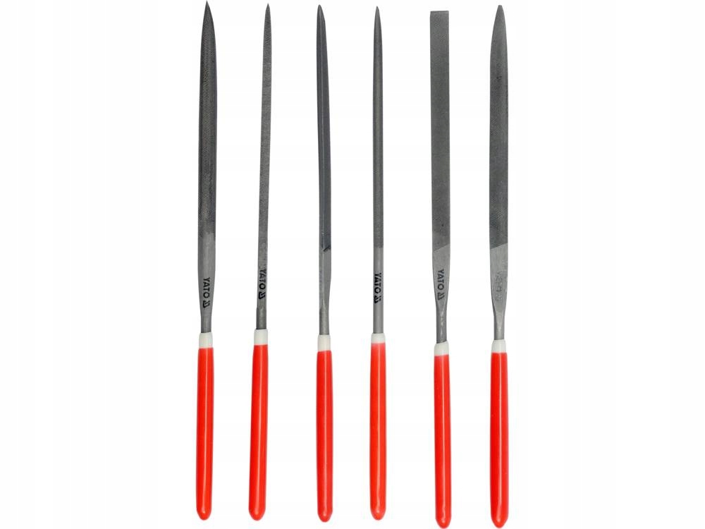 

Pilniki Iglaki Do Metalu 140x65x3mm 6 Sztuk Yato