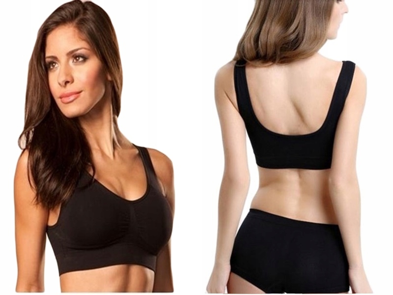 

Sportowy Biustonosz Stanik Fitness Push-up Top Bra