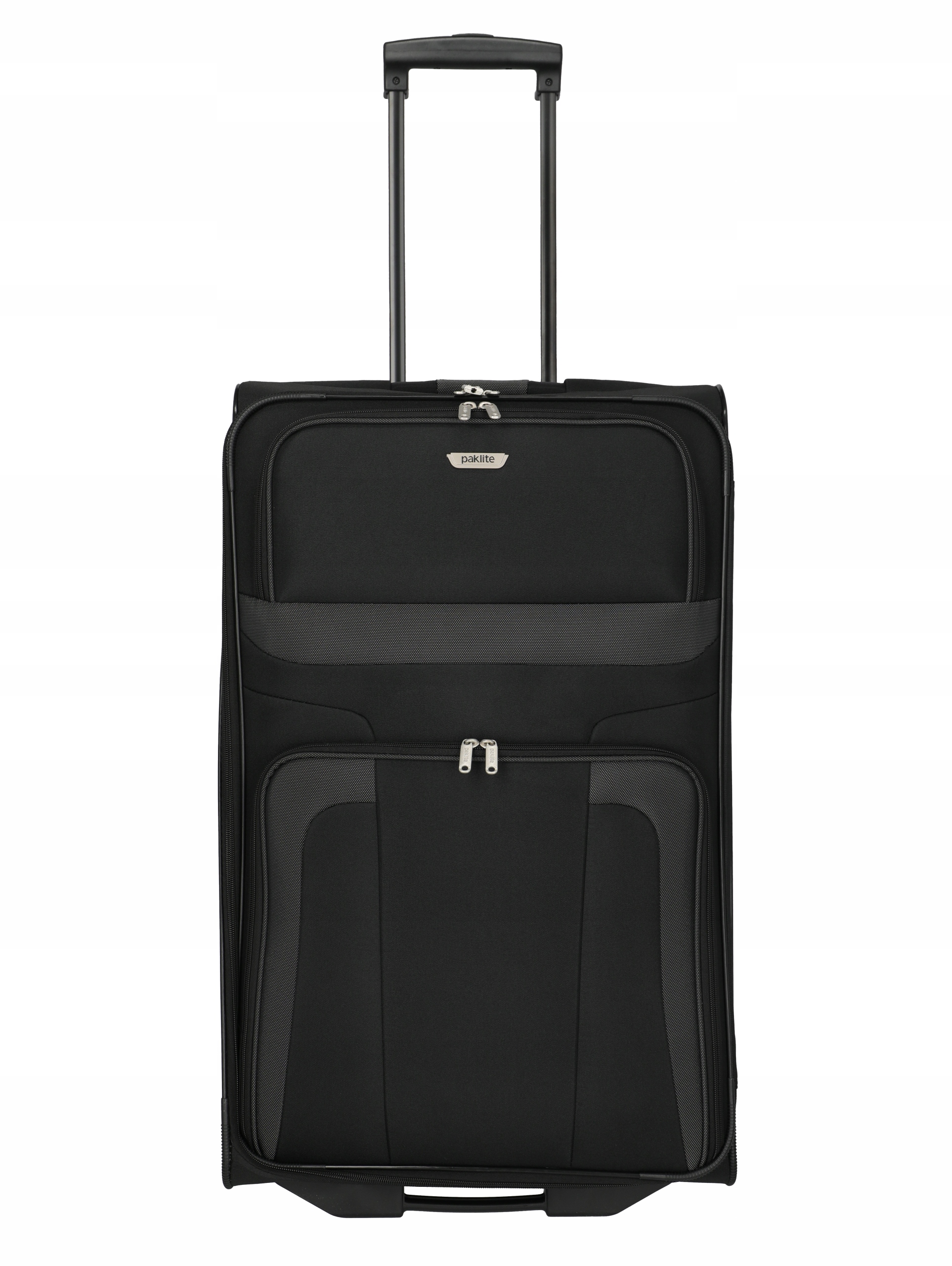 Velký kufr Travelite L 73 cm Orlando Paklite 2 kolečka šedá černá