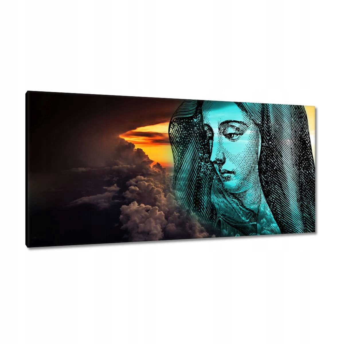 Obrazy 115x55 Panna Maria Nebe