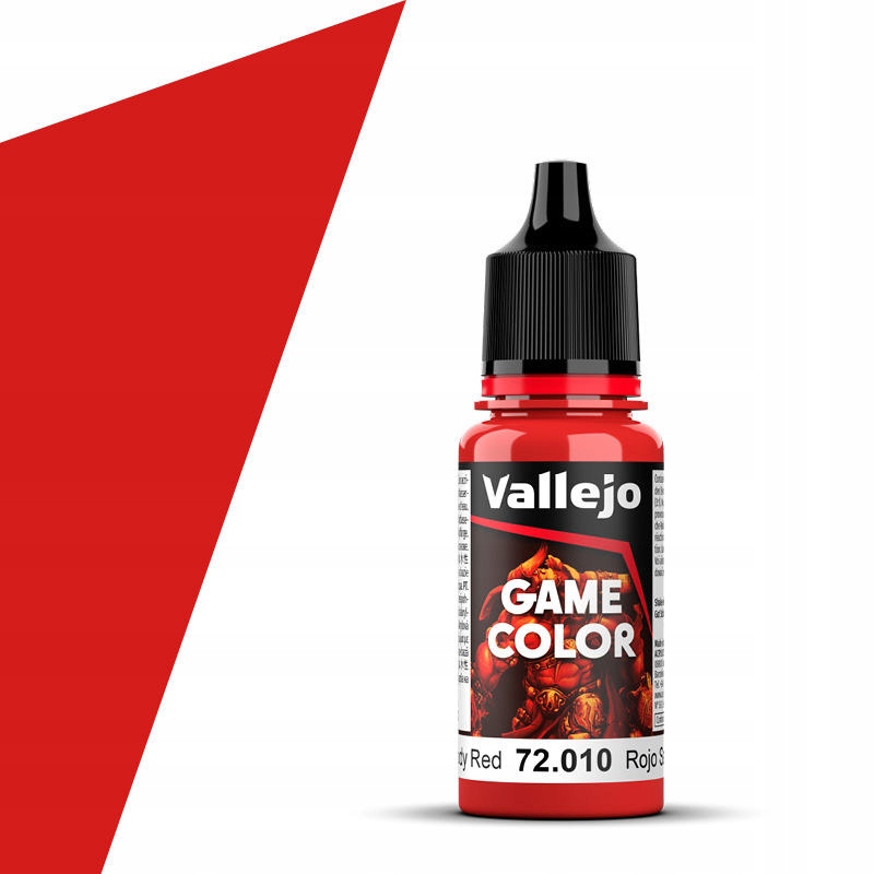 Vallejo 72010 - Farba Game Color. Bloody Red