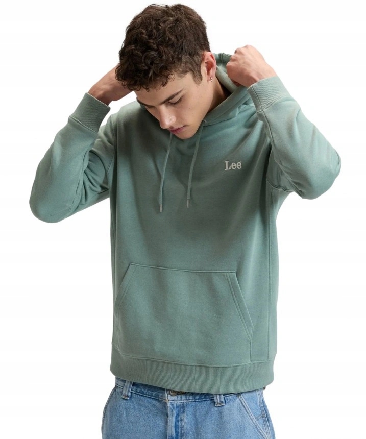 Pánská mikina Lee Essential Lee Hoodie Desert Sage 112376421 L