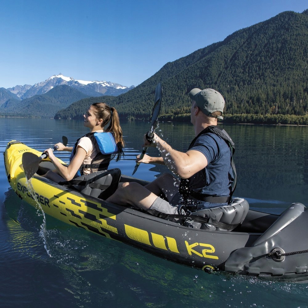 WIOSŁA ALUMINIOWE DO PONTONU ŁODZI DMUCHANEJ ZESTAW KOMPLET INTEX Model 4904582585428