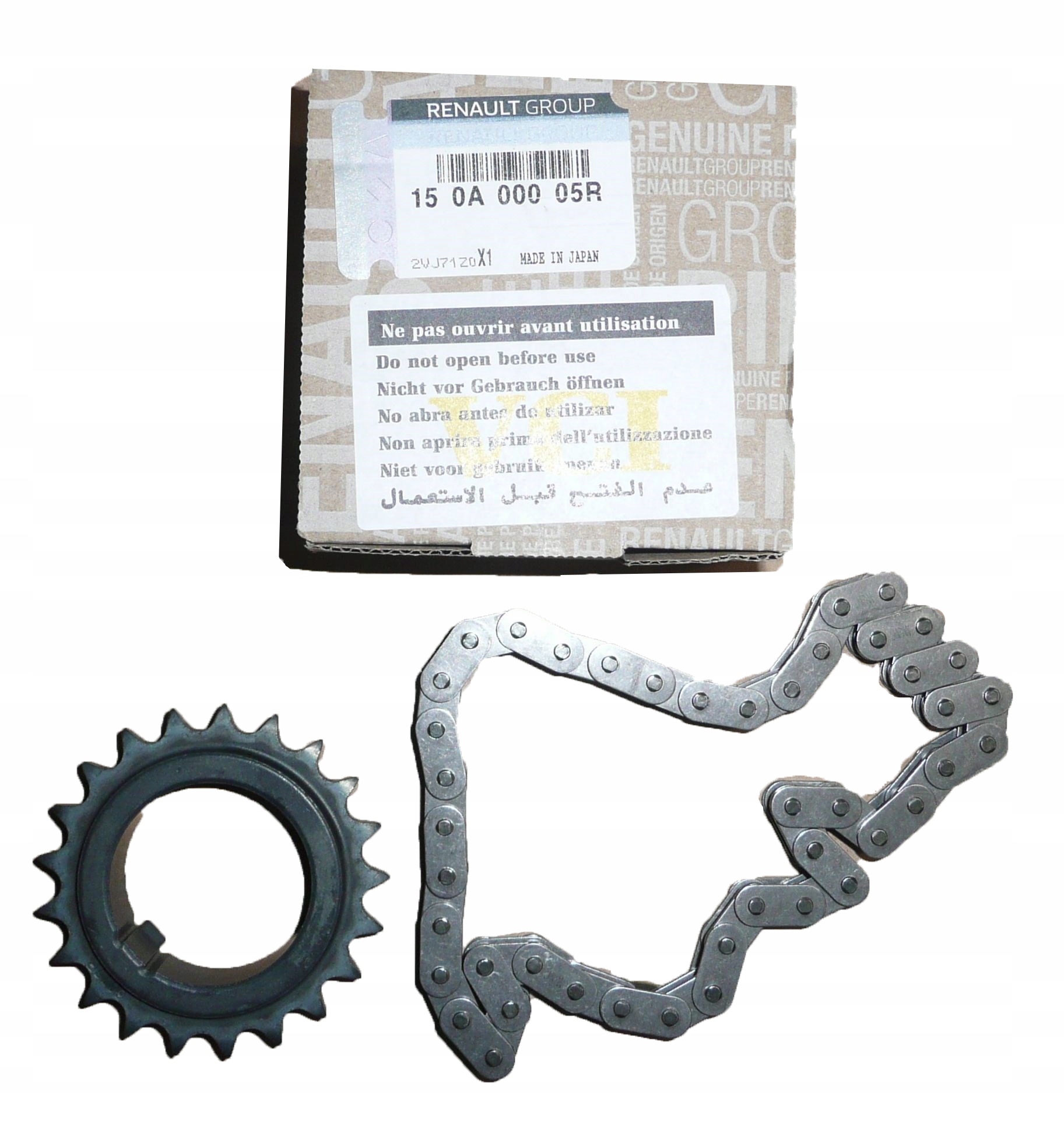 150A00005R - ЛАНЦЮГ МАСЛЯНОГО НАСОСА RENAULT TRAFIC VIVARO 1.6 DCI