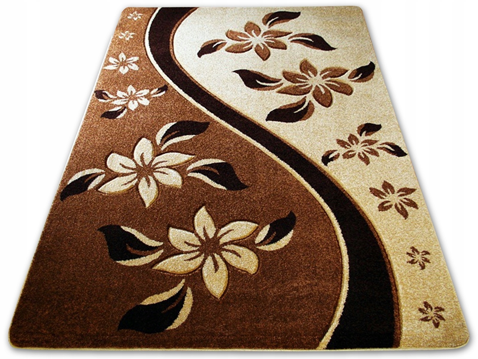 

Stylowy tkany Dywan Frize 3D Fryz 180x260 #Wzory