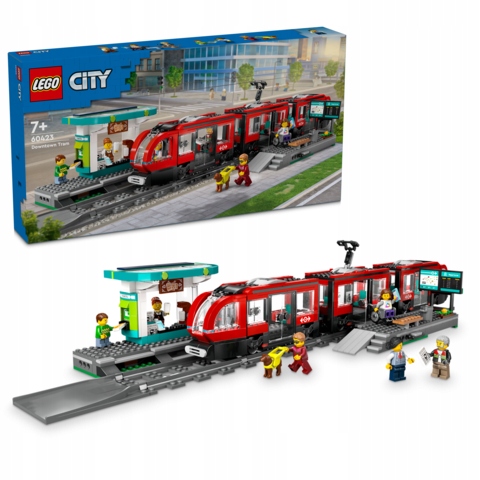 Lego – Město – Městská Tramvaj Se Stanicí – 60423