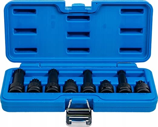 Шлицевые ударные насадки M12-M18 1/2 8 шт.