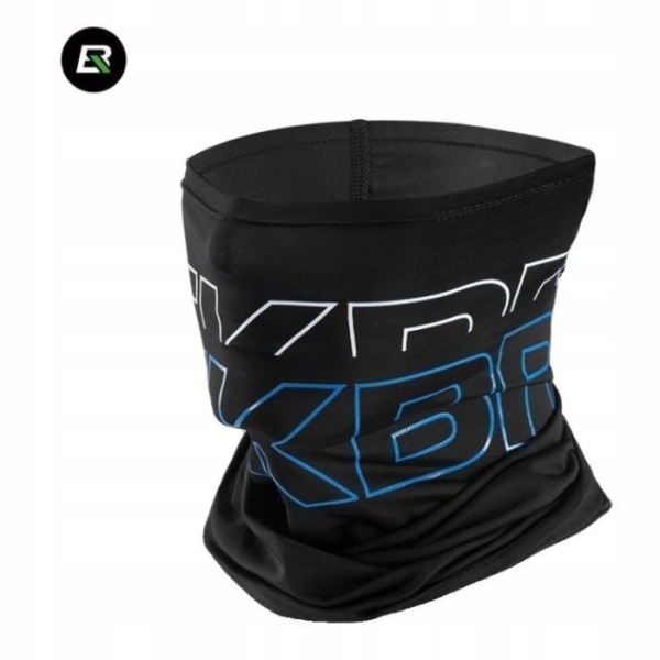 Rockbros Maska/komin na twarz Czarna z logo (LF80491)