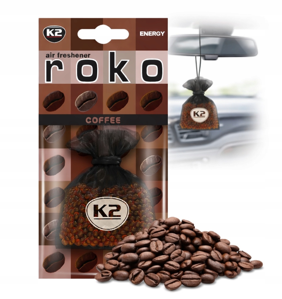 Zawieszka Zapachowa na lusterko K2 Roko Kawa