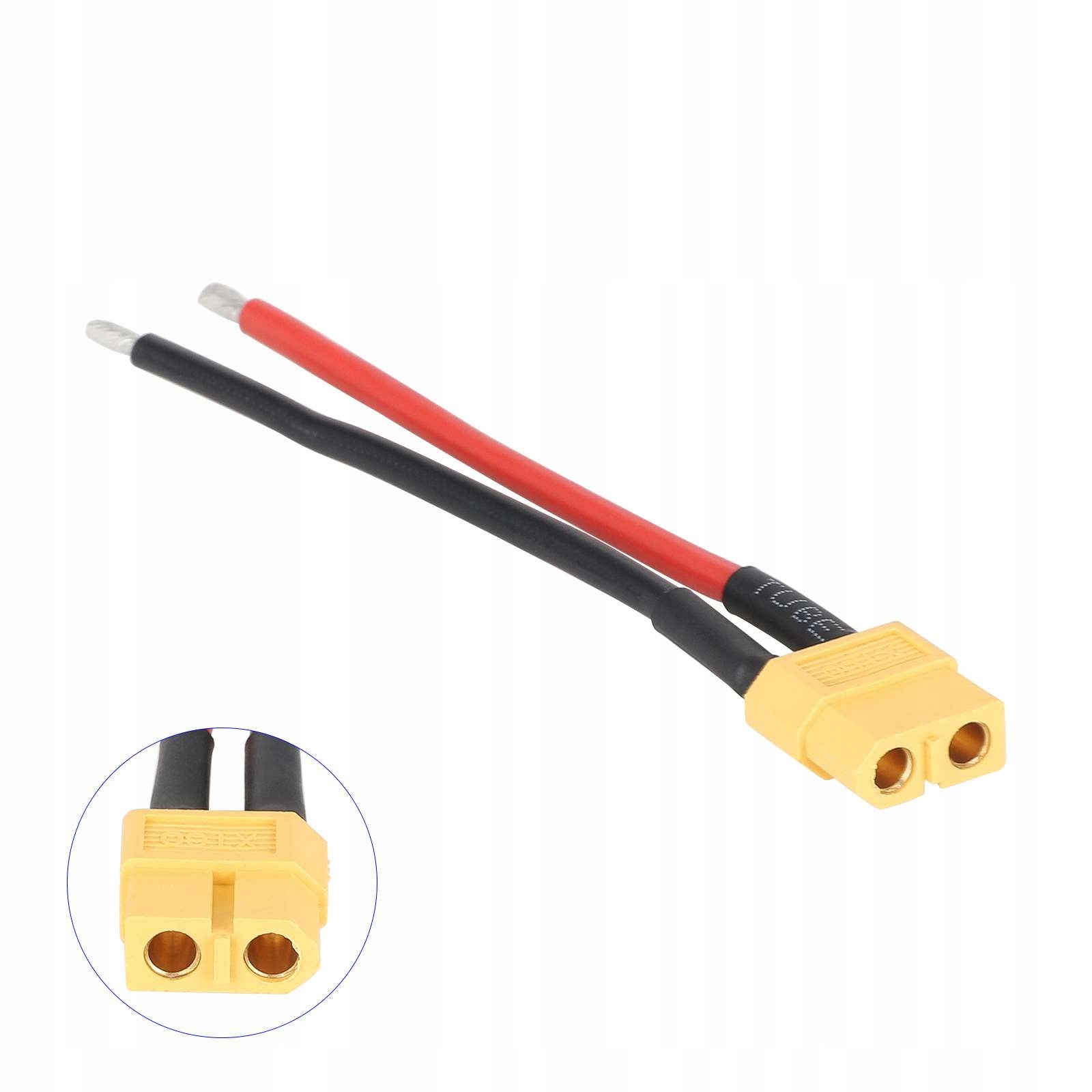 Uniwersalny Kabel do Baterii Wtyk XT60 Żeński do Hulajnogi Elektrycznej