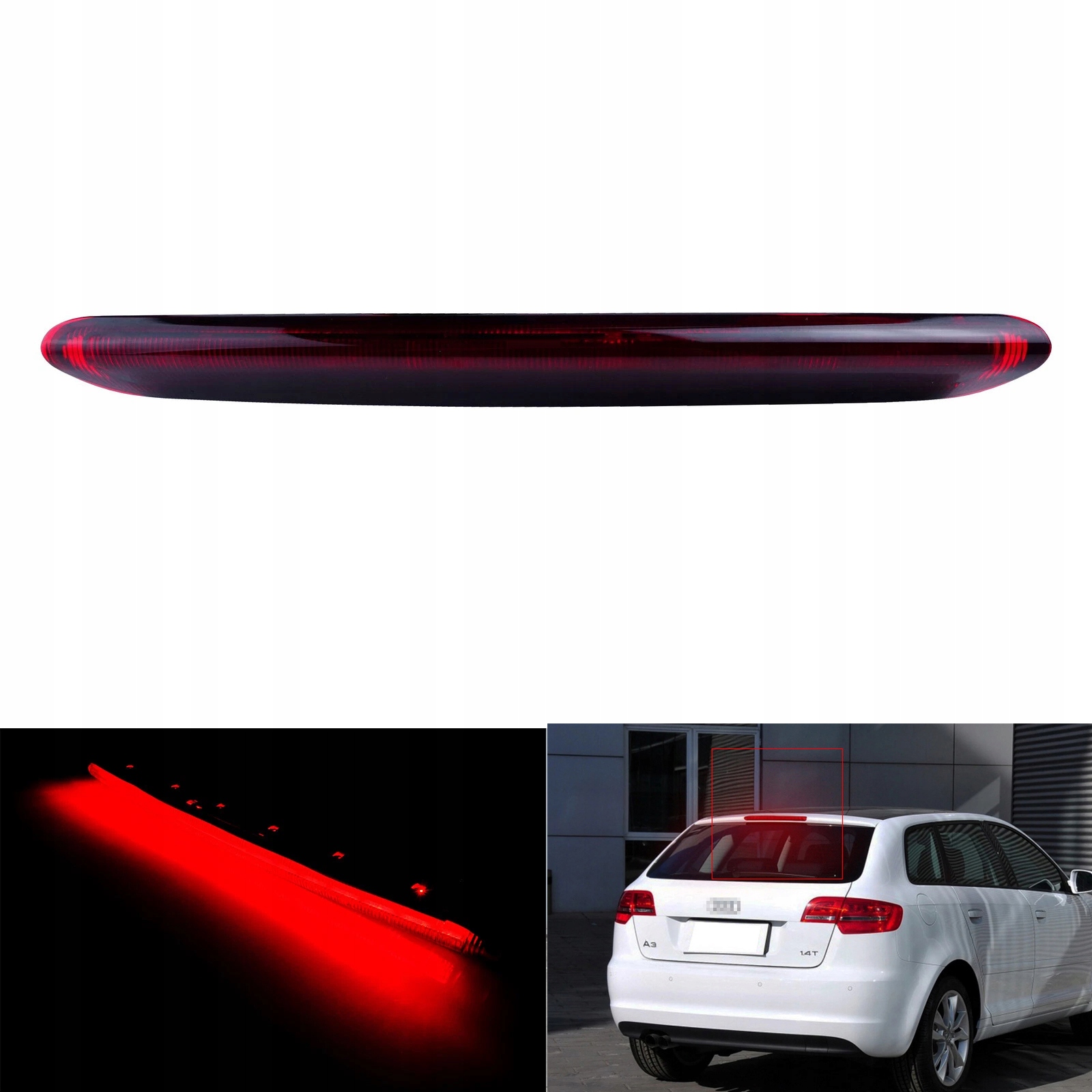 Audi A3 8P 2003-2012 Třetí Brzdové Světlo Zadní Brzdové Světlo Led 8P4 945 097