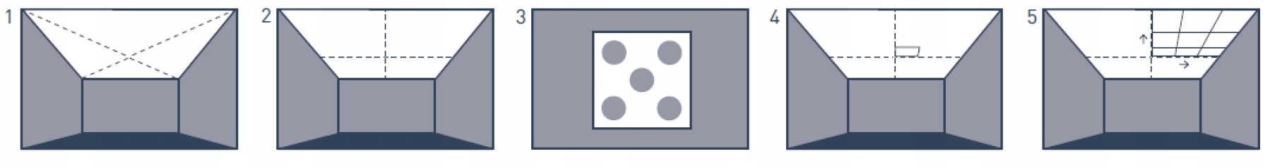 Kasetony sufitowe PANELE styropianowe WELLE2 - 2m2 Jednostka sprzedaży paczka