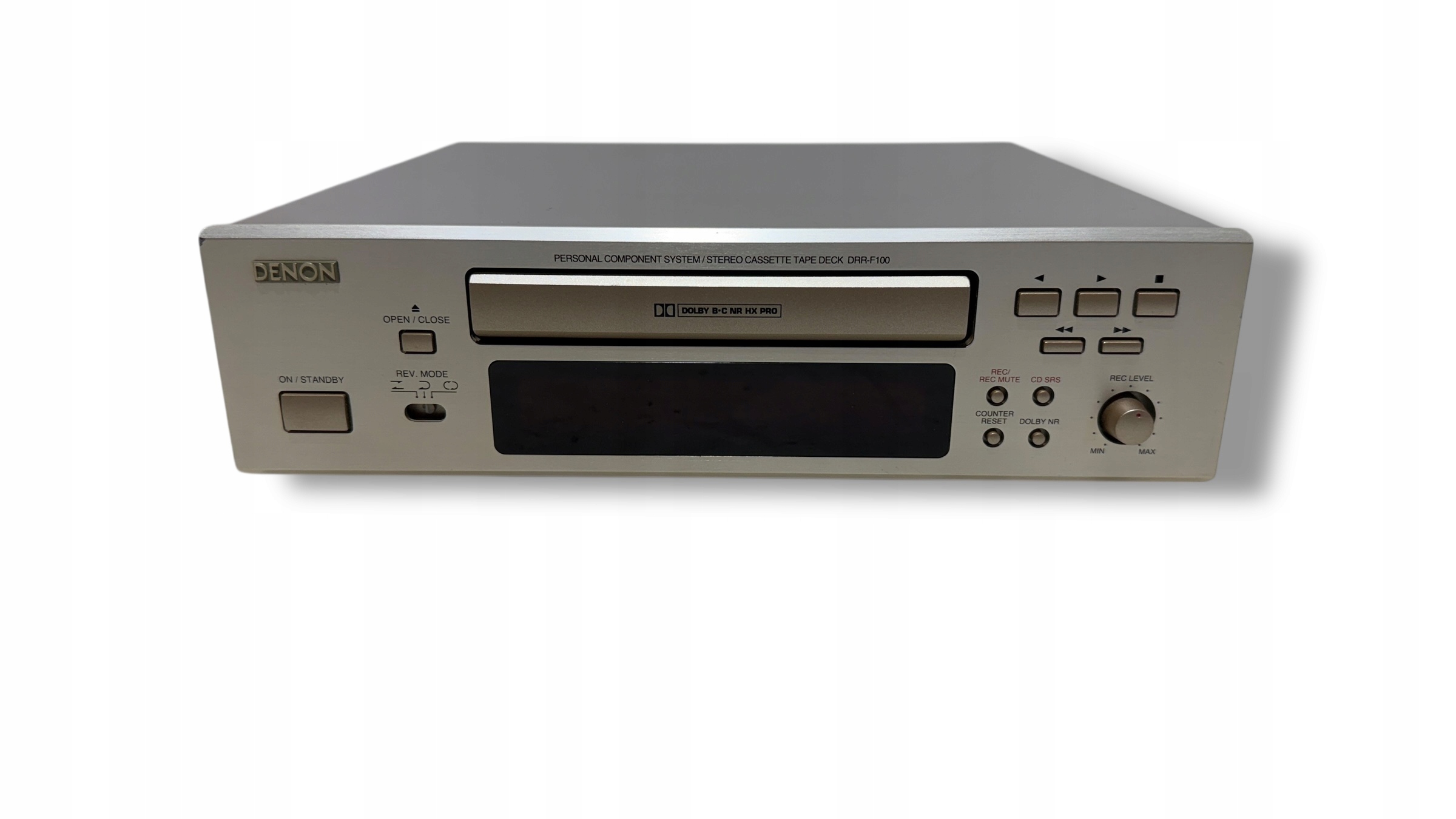 Magnetofon kasetowy Denon F100 złoty