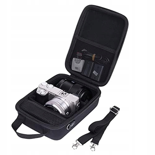 AENLLOSI Twarde Etui Do Sony Alpha 6000 6300 6400 6500 6700 Czarny — miniatura 8