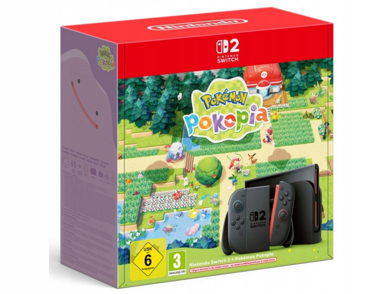 Konsola Nintendo Switch 2 Czarny Pokemon Pokopia Gra Nintendo Switch 2