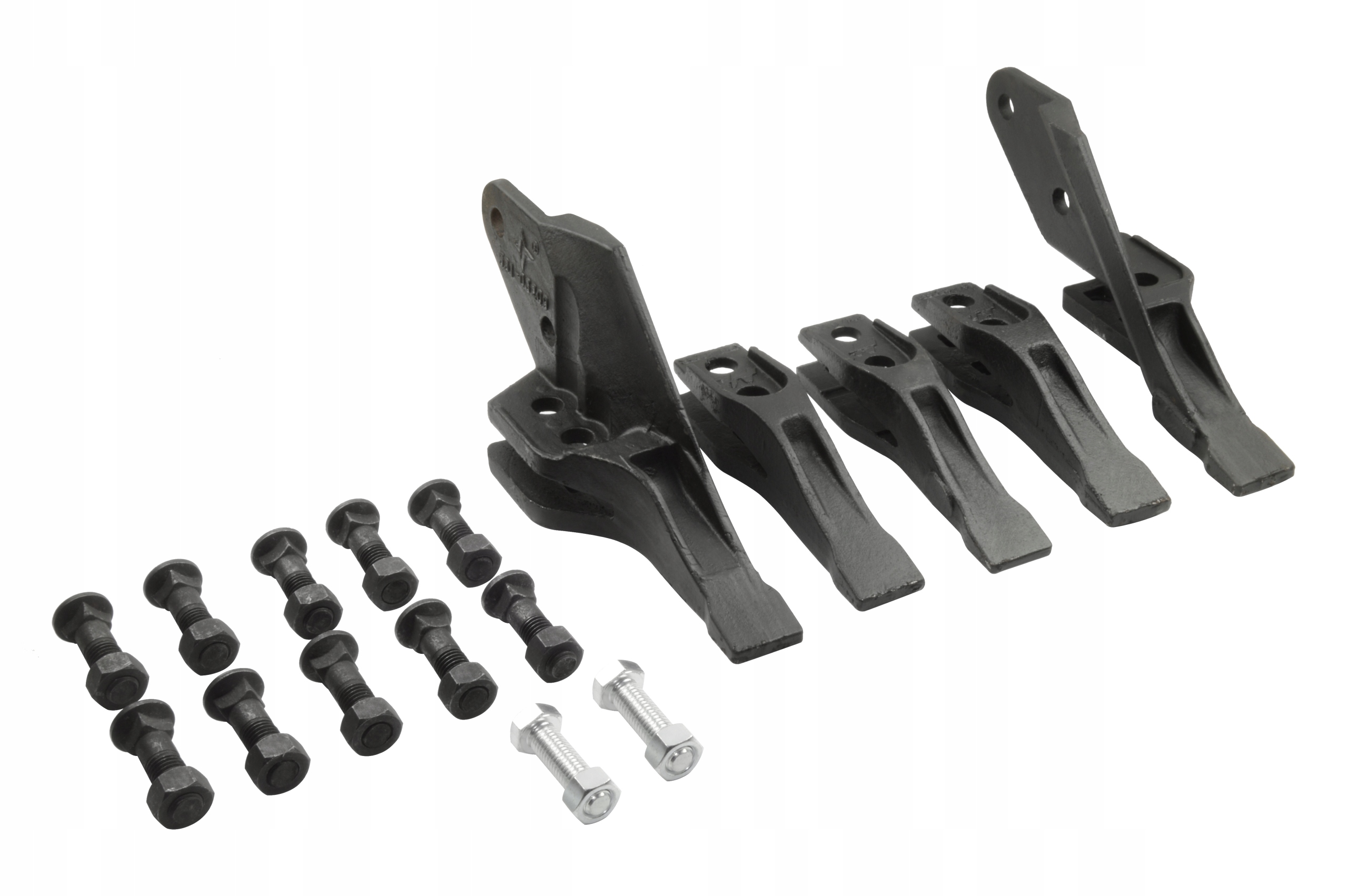 KOMPLET ZĘBÓW ŁYŻKI 90 CM NEW HOLLAND ŚRUBY