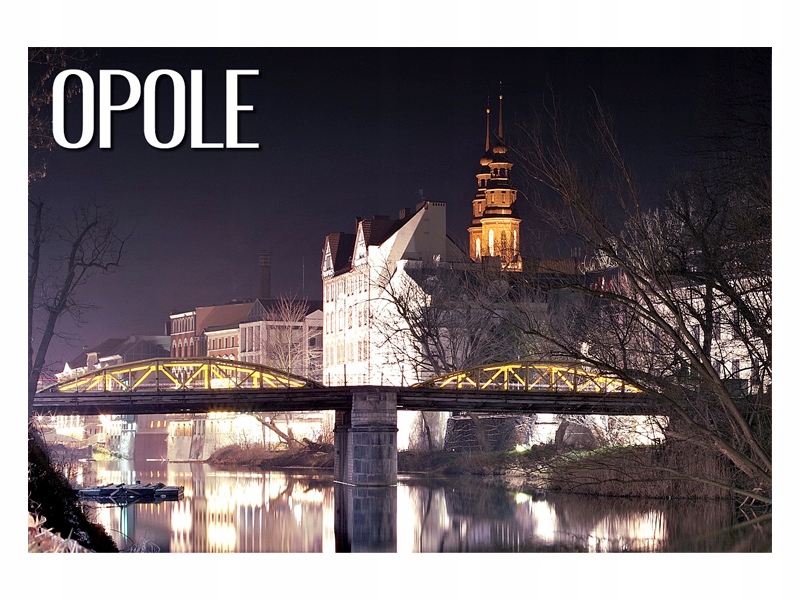 

Opole Wenecja Odra Jesień Magnes na lodówkę