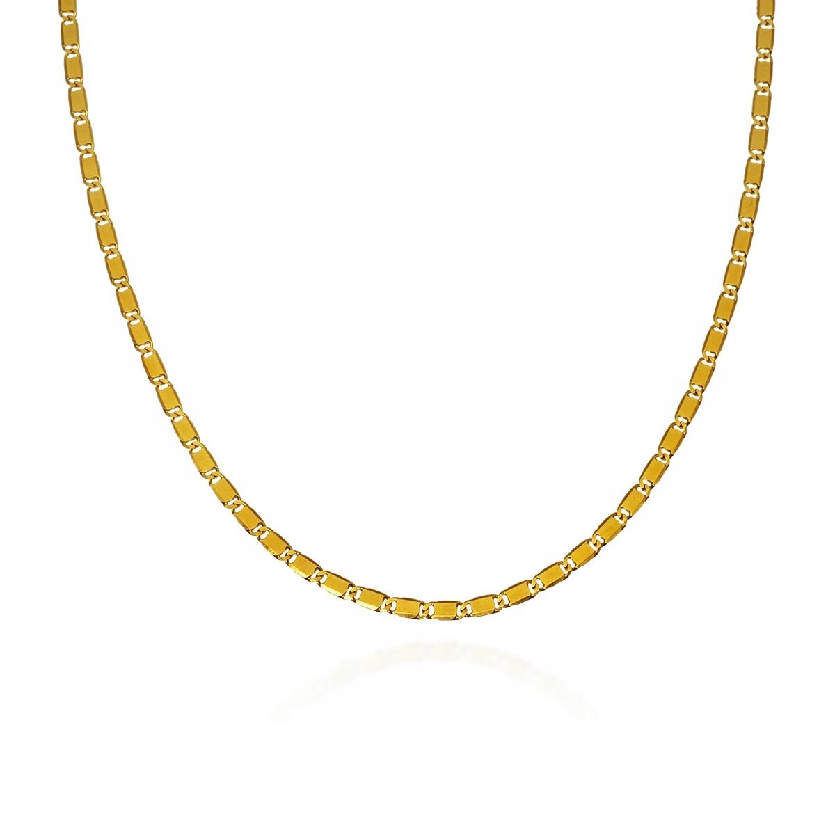 Stříbrný řetízek 925, pozlacené plechy, elegantní jako dárek pro ženu