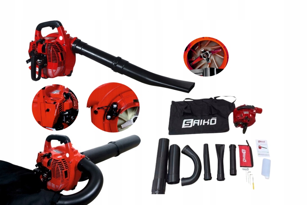 Zahradný Vysávač Na Listy 2v1 25,4 cm³ Saico SDO260