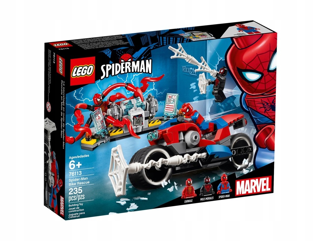 Lego Marvel Heroes 76113 Motocyklová honička Spider-Mana Nové