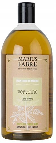 Levně Marius Fabre Herbier Tekuté mýdlo Werbena 1 Litr z olivového oleje