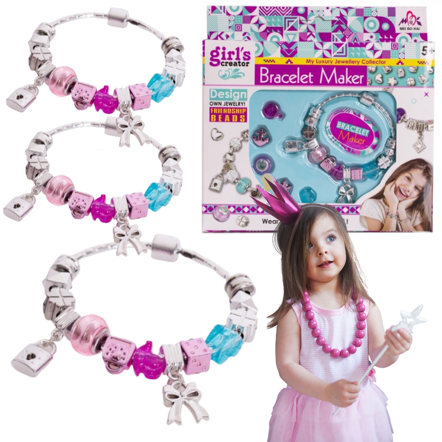 

Bransoletka Charms Zestaw Do Robienia Bransoletek