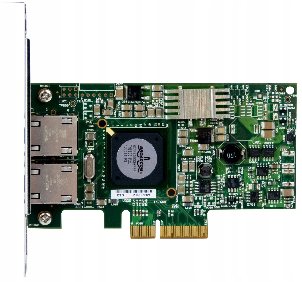 Dell 0G218C Dual Port 10/100/1000Mbps PCIe