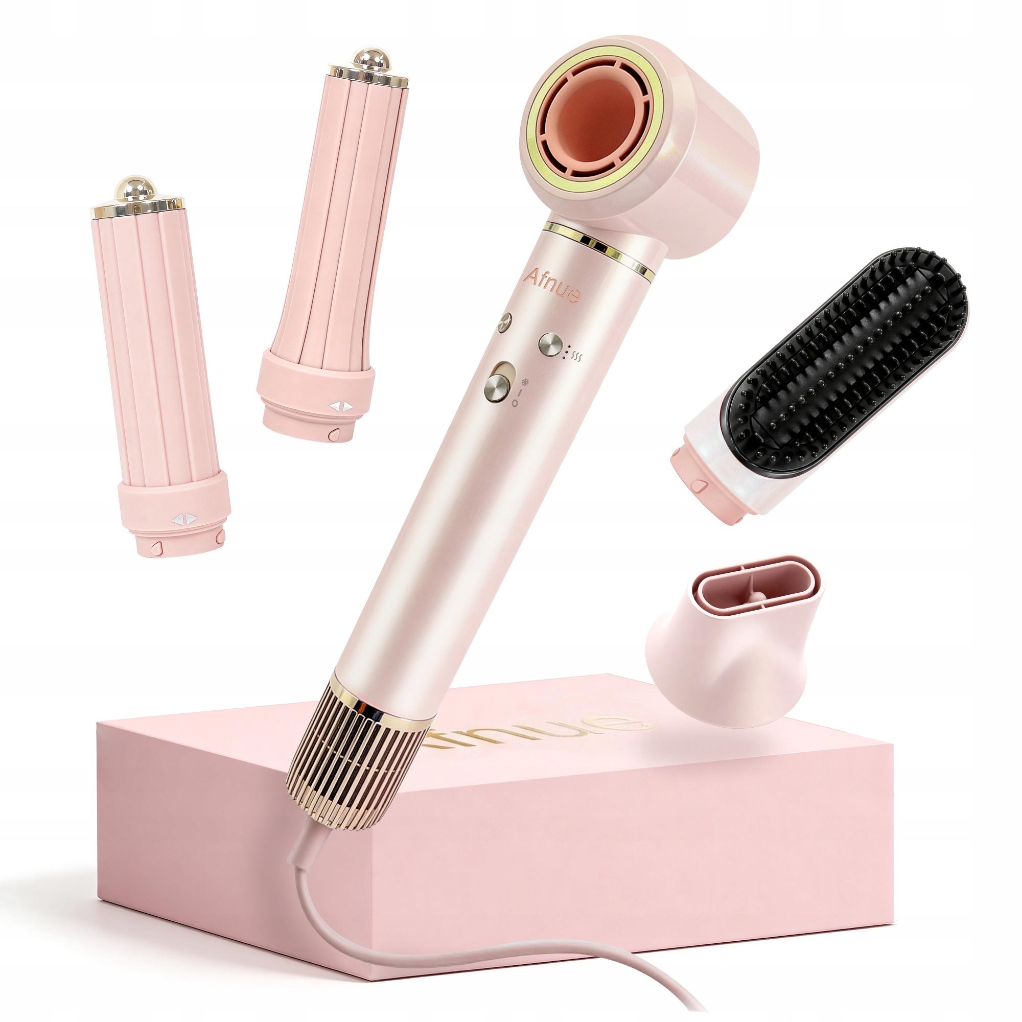 SUSZARKA LOKÓWKA DO WŁOSÓW Z JONIZACJĄ MOCNA 3 PRĘDKOŚCI 5 KOŃCÓWEK HAIR