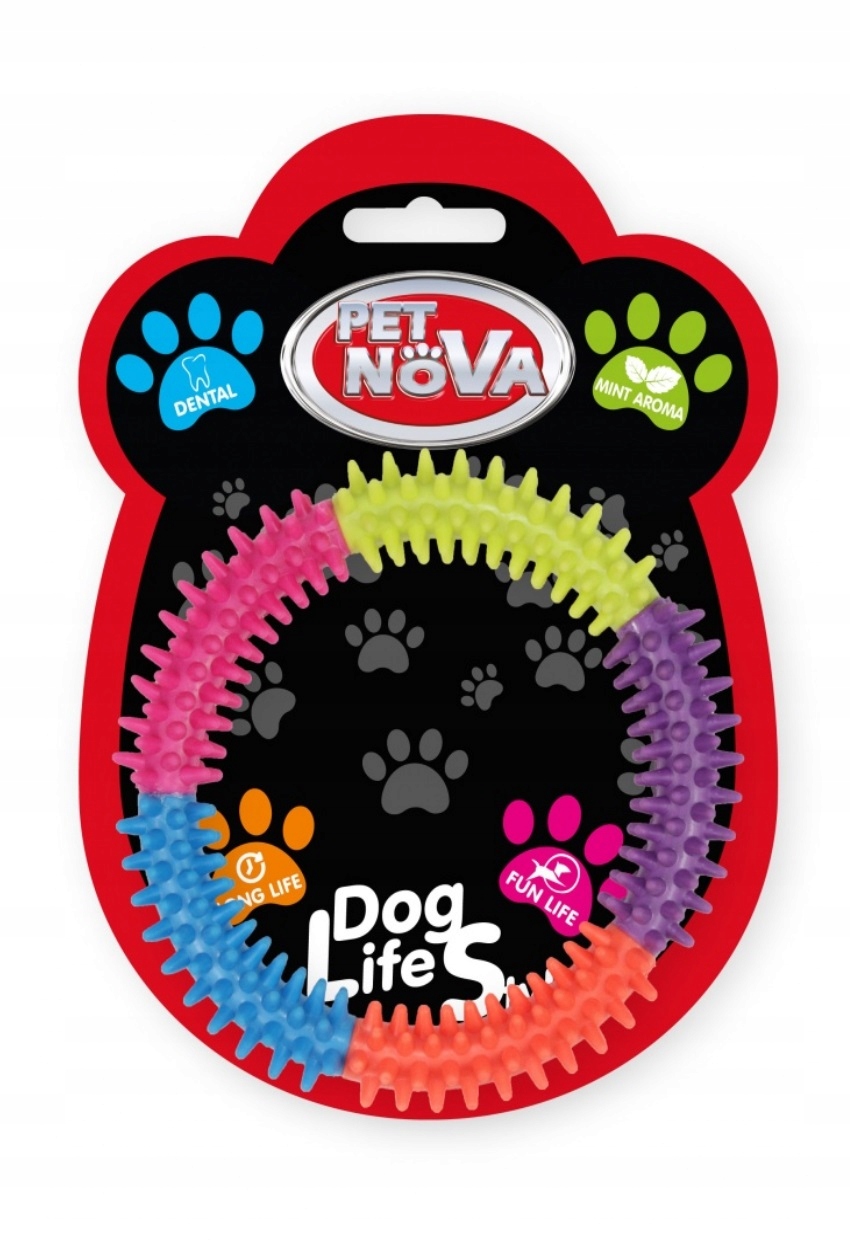 

Pet Nova zabawka dla psa Obręcz kolorowa 15 cm